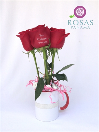 mug-002 MD20 taza 4 elegant people (rosa roja)