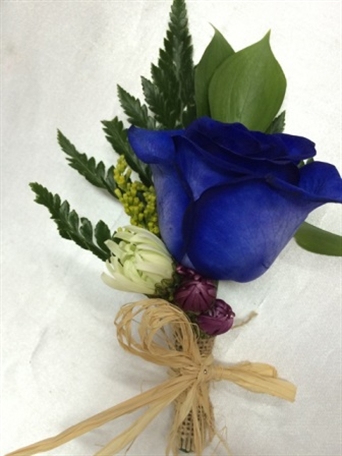 CRSG-011 Boutonniere para caballero #2 in blue