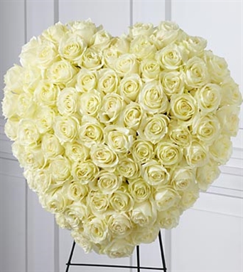 sym-005 Corazón de rosas para sepelio