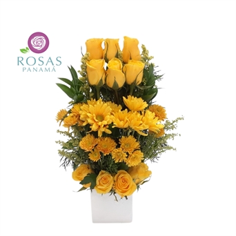BB MD-05 Alegre (10 rosas in yellow)
