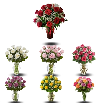 SRP-0298 Classics Rome (24 Rosas en base de vidrio)