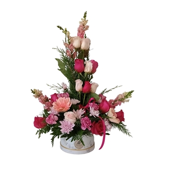 SRP-0127 VAL Fuente Floral (15 rosas)