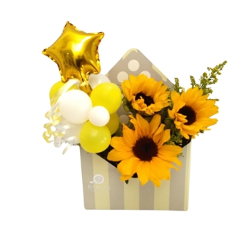 SRP-0285 Sobre con girasoles (in yellow)