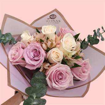 HT-125 MD Bouquet Condesa (10 rosas) 2 colores