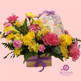 SRPw-0161 MD Spring pastels (4 rosas)