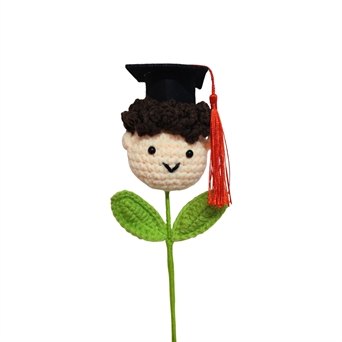 CT-024 pin NIÑO GRADUADO de CROCHET