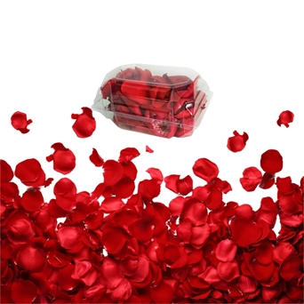 005-pe Pétalos Rojos de rosas naturales