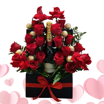 RPVAL-0015 Mon Amour (20 rosas rojas)