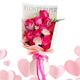 RPVAL-0016 Eternal Bloom (12 Rosas)