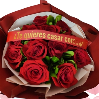 RPVAL-0018 Velvet passion (12 rosas rojas)