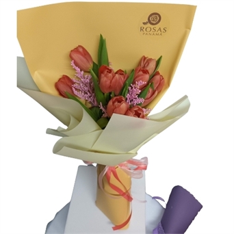 HT-138 Atardecer (10 tulips)