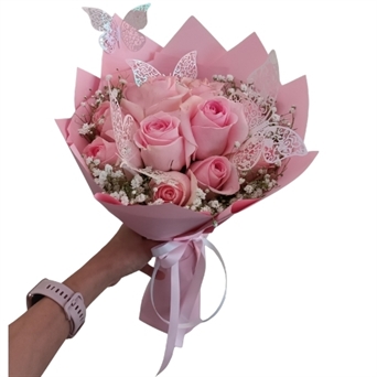 HT-146 Suspiro Rosado (10 rosas)