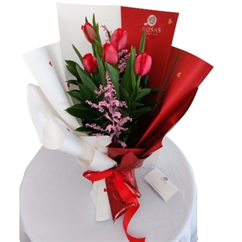 HT-147 Pétalos Light & Passion (5 tulips)
